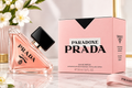 Prada Paradoxe Eau de Parfum perfume bottle with pink Prada Paradoxe presentation box.