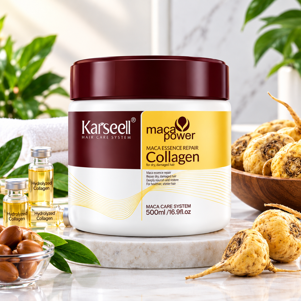 Karseell Maca Power Collagen Hair Treatment 500ml for dry and damaged hair
