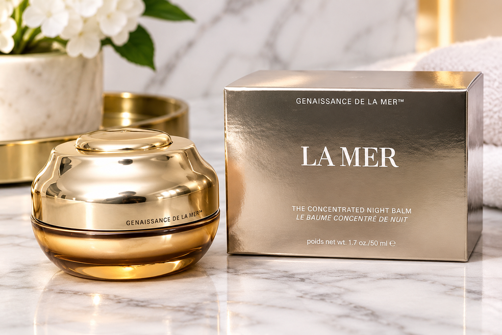 La Mer The Concentrated Night Balm 50ml jar with original product packaging