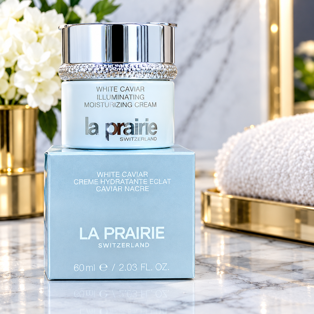 La Prairie White Caviar Illuminating Moisturizing Cream 60ml jar and original product box