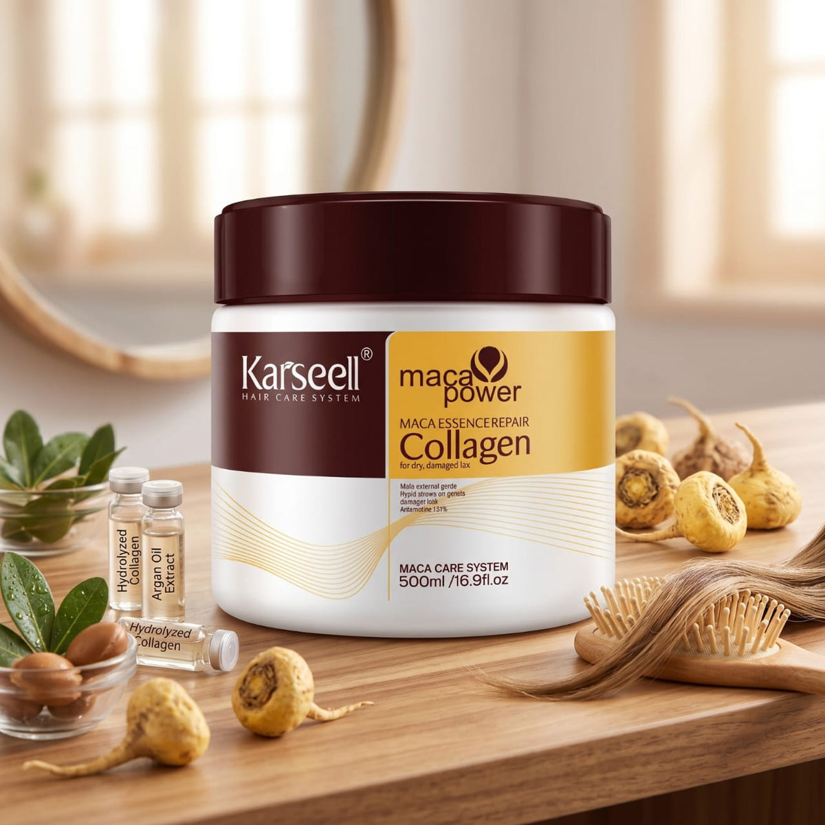 Karseell Maca Power Collagen Hair Treatment – 500ml / 16.9 fl oz