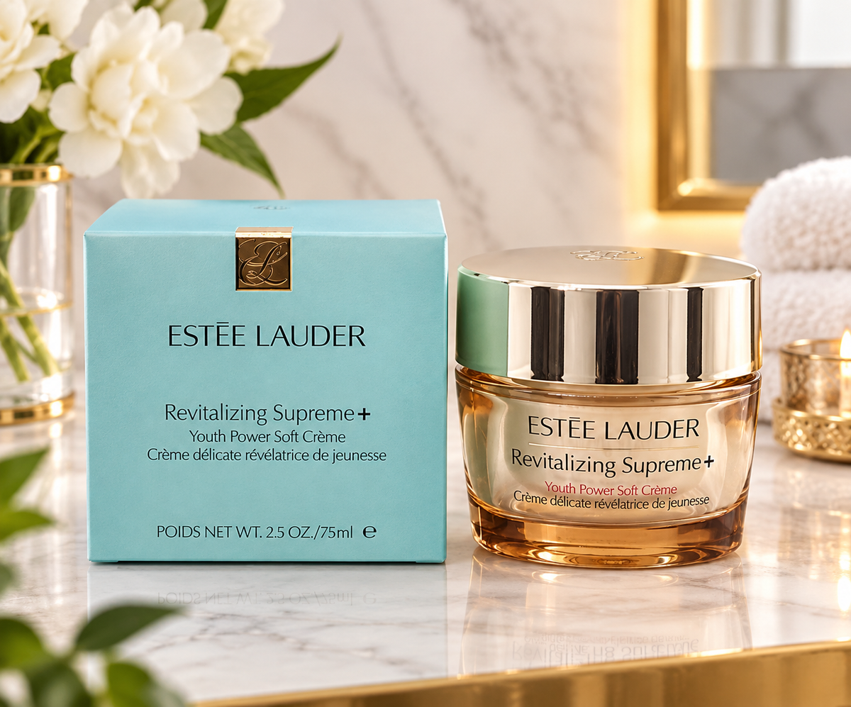 Estée Lauder Revitalizing Supreme+ Youth Power Soft Crème 75ml jar and box